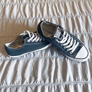 Black and White Converse Low Tops